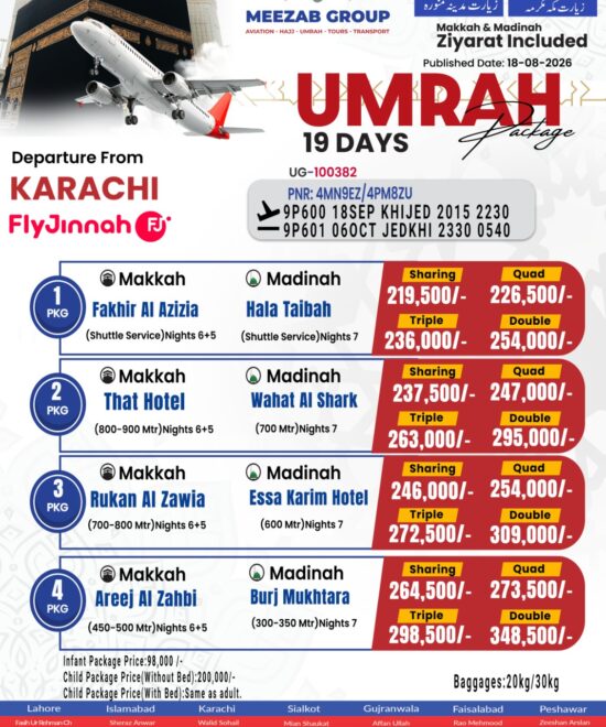 karachi umrha packager
