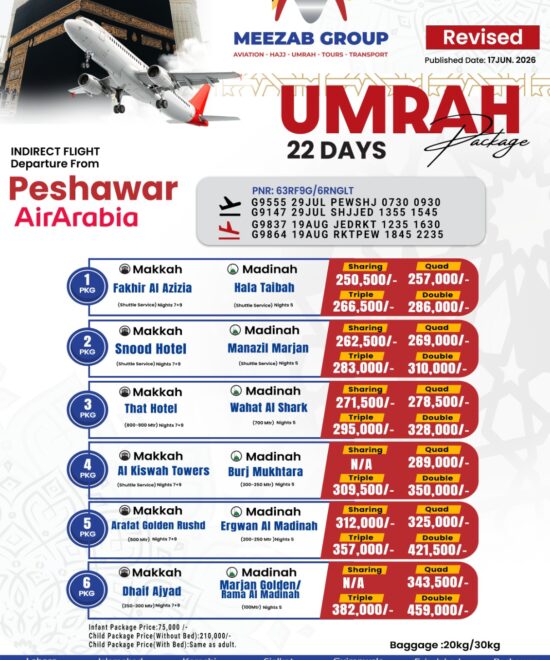 Peshawar Umrah Package