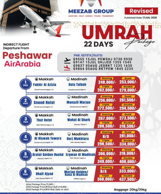 Peshawar Umrah Package