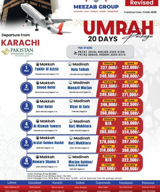 karachi umrha package