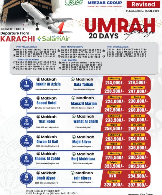 karachi umrha package