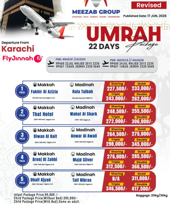 karachi umrha package